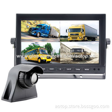10-inch Car Rearview Monitor with OSD Menu/Remote Control, Multiple Language,Sunshade Design/Speaker